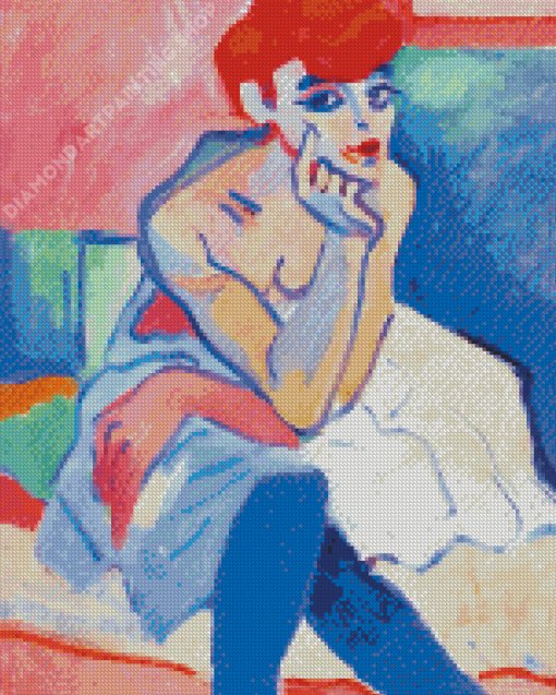 Woman In A Chemise By Andre Derain Diamond Painting