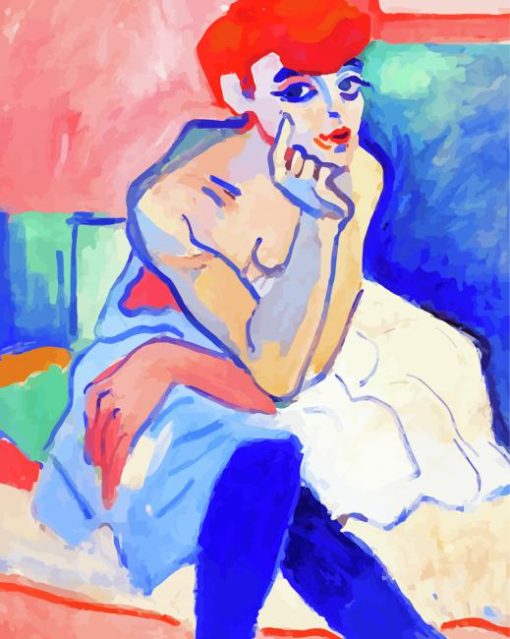 Woman In A Chemise By Andre Derain Diamond Painting