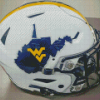 Wvu Football Team Helmet Diamond Painting