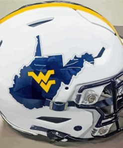 Wvu Football Team Helmet Diamond Painting