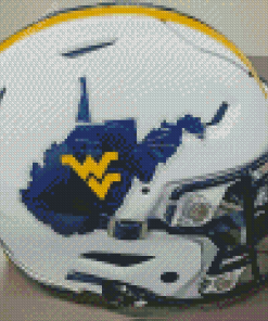 Wvu Football Team Helmet Diamond Painting