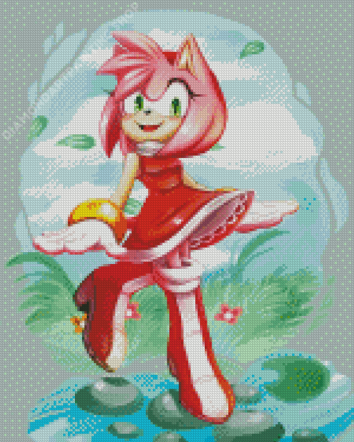 Aesthetic Amy Rose Diamond Painting