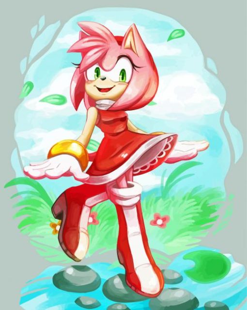 Aesthetic Amy Rose Diamond Painting