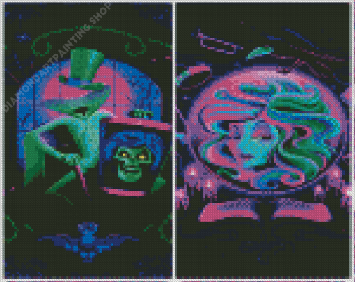 Aesthetic The Haunted Mansion Diamond Painting