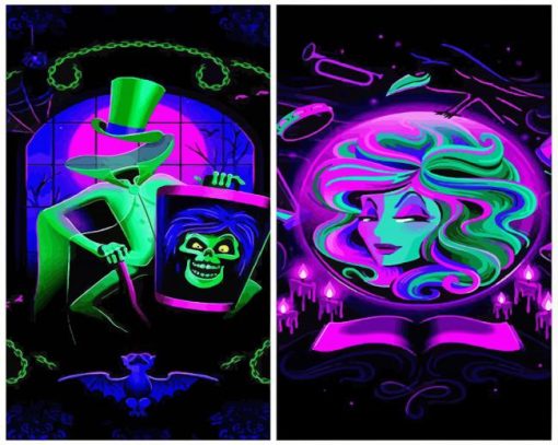 Aesthetic The Haunted Mansion Diamond Painting