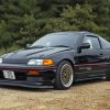 Black Honda CRX Diamond Painting