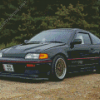 Black Honda CRX Diamond Painting