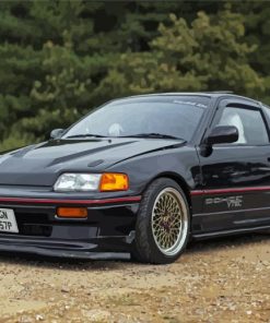 Black Honda CRX Diamond Painting