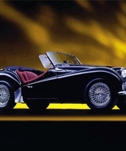 Black Triumph TR3A Diamond Painting