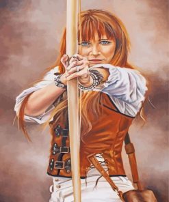 Brave Woman Art Diamond Painting