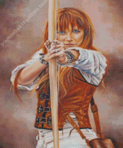 Brave Woman Art Diamond Painting