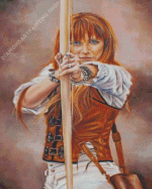 Brave Woman Art Diamond Painting