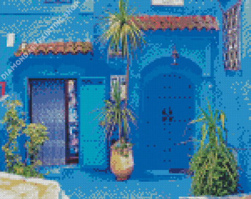 Chefchaouen The Blue Perl Diamond Painting