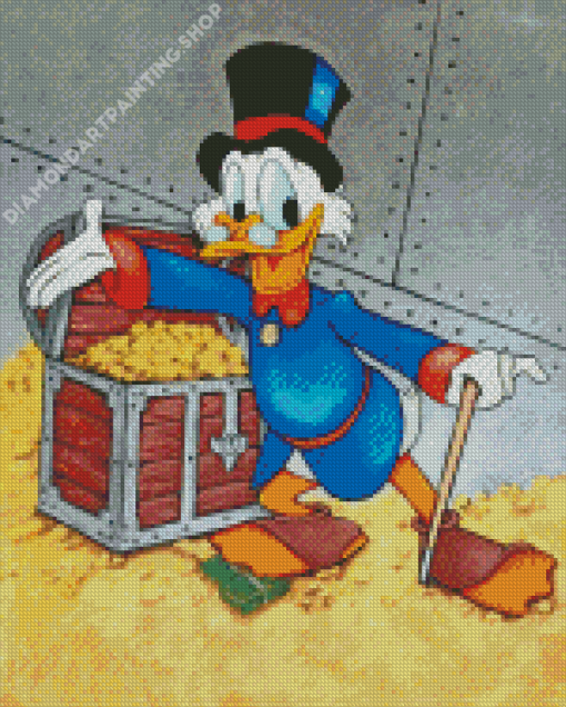 Cool Scrooge Mcduck Diamond Painting