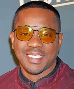 Duane Martin With Glasses Diamond Painting