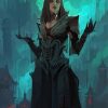 Fantasy Female Vampire Diamond Painting