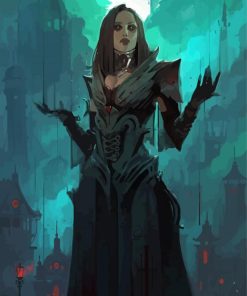 Fantasy Female Vampire Diamond Painting