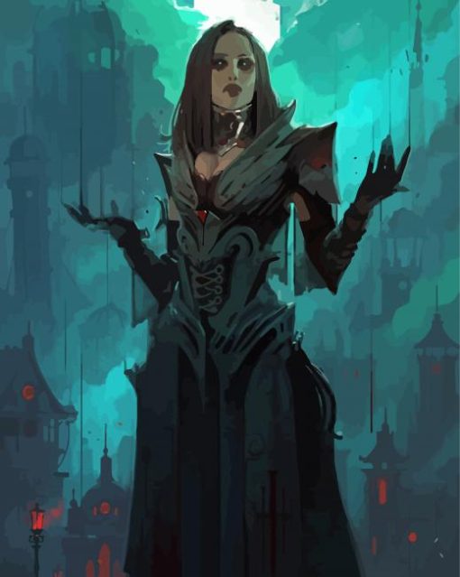 Fantasy Female Vampire Diamond Painting