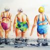 Fat Ladies Swimming Diamond Painting