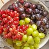 Grapes In A White Bowl Diamond Painting