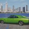 Green 1968 Dodge Charger Diamond Painting