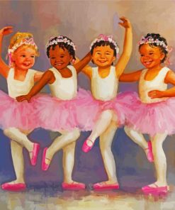 Happy Ballerina Children Art Diamond Painting