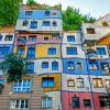 Hundertwasser House Diamond Painting