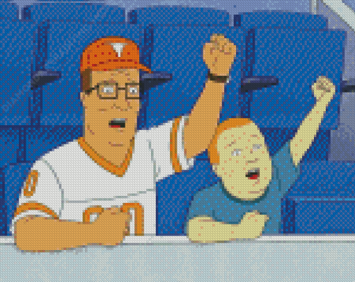 King Of The Hill Animation Diamond Painting