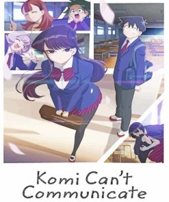 Komi Cant Communicate Anime Poster Diamond Painting