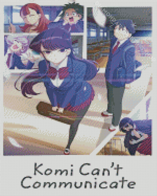 Komi Cant Communicate Anime Poster Diamond Painting