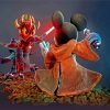 Mickey Mouse And Donald Duck Warriors Diamond Painting