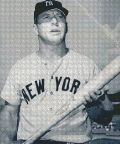 Monochrome Mickey Mantle Diamond Painting