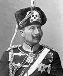 Monochrome Kaiser Wilhelm Diamond Painting