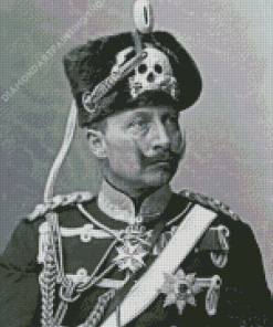 Monochrome Kaiser Wilhelm Diamond Painting