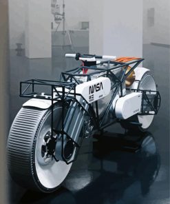 Moon Rover Motorcycle Diamond Painting