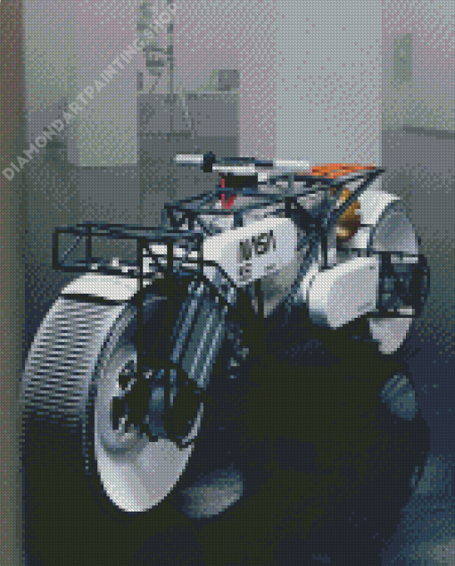 Moon Rover Motorcycle Diamond Painting