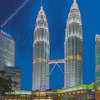 Petronas Twin Tower Diamond Painting