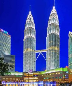 Petronas Twin Tower Diamond Painting