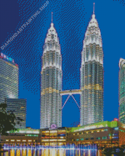 Petronas Twin Tower Diamond Painting