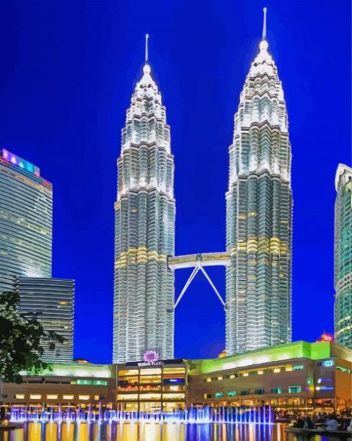 Petronas Twin Tower Diamond Painting