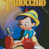 Pinocchio And Jiminiy Cricket Diamond Painting