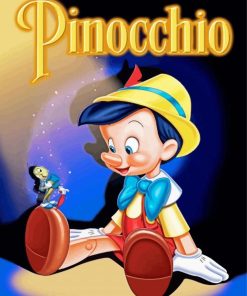 Pinocchio And Jiminiy Cricket Diamond Painting