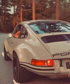 Porsche 911 2020 Beige Diamond Painting