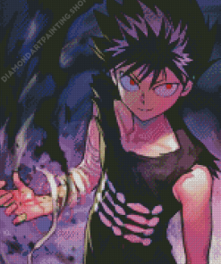 Powerful Hiei Diamond Painting