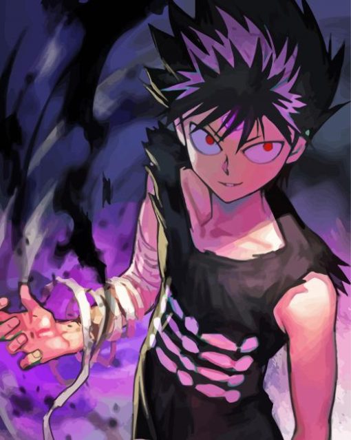 Powerful Hiei Diamond Painting