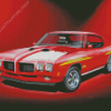 Red Pontiac 1970 Gto Art Diamond Painting