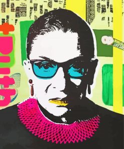 Ruth Bader Pop Art Diamond Painting