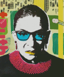 Ruth Bader Pop Art Diamond Painting