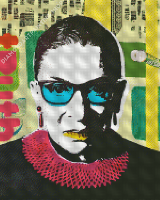 Ruth Bader Pop Art Diamond Painting