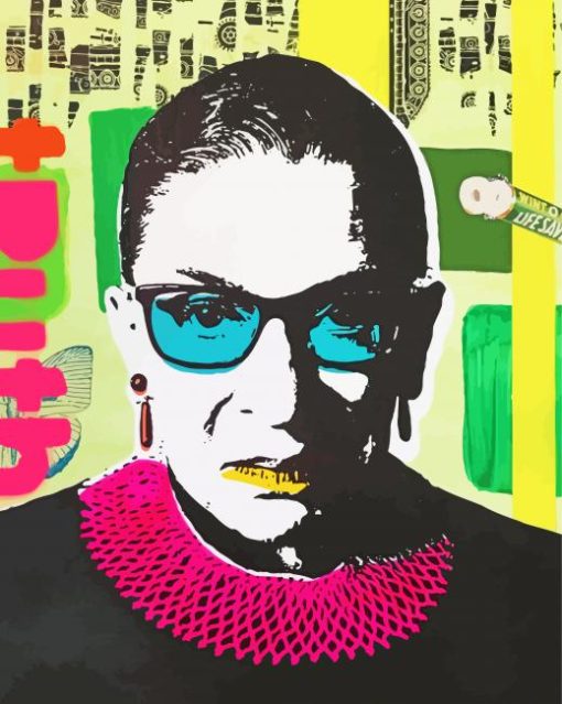 Ruth Bader Pop Art Diamond Painting